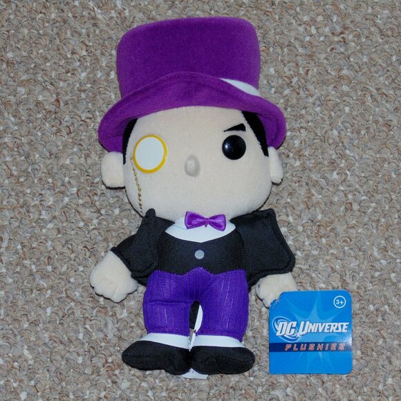 2010 Funko Plushies DC Universe 8" The Penguin Plush Doll New with Tags Batman - Picture 1 of 5